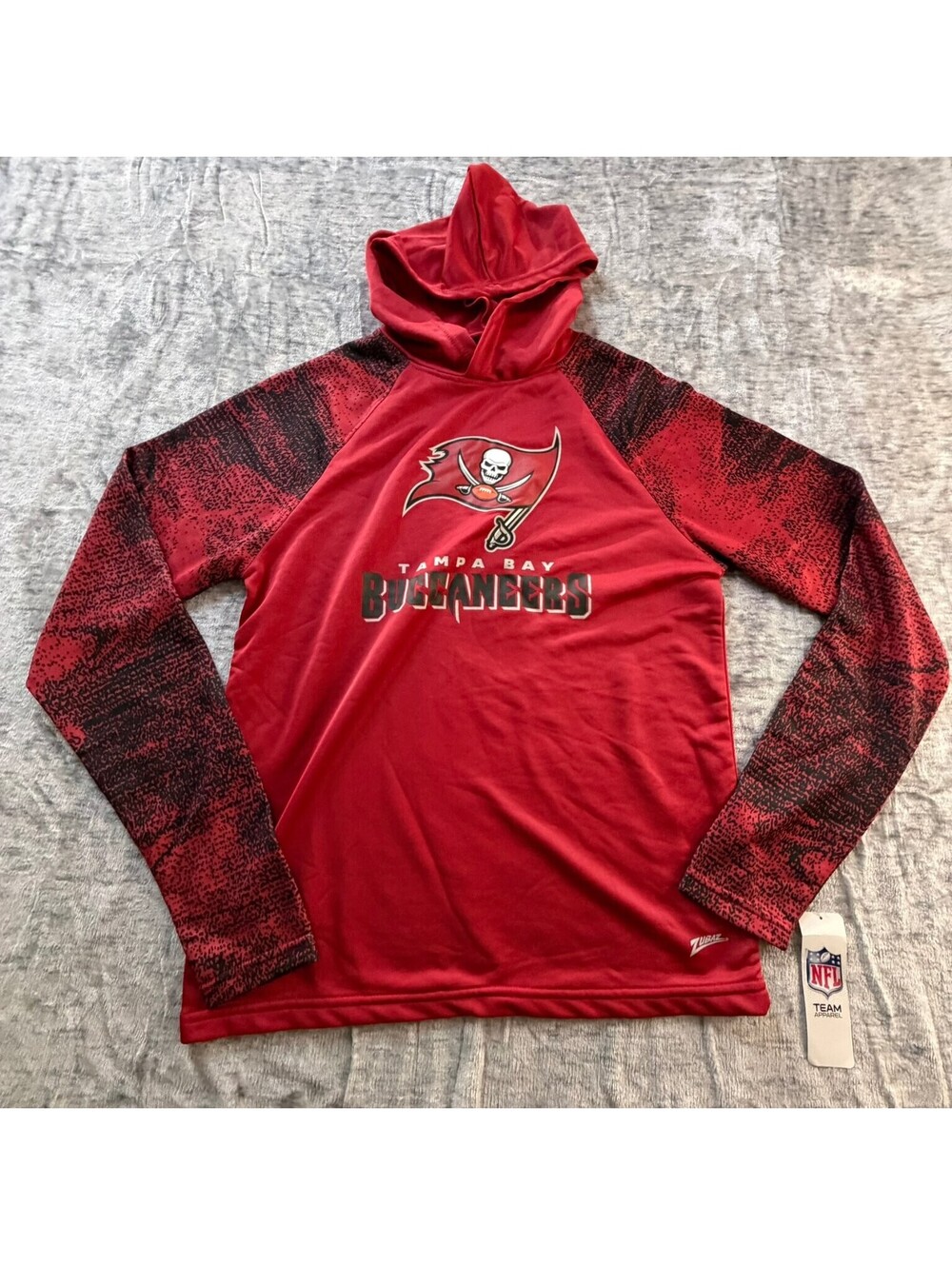 Tampa Bay Buccaneers Hoodie Zubaz NFL Team Apparel Size S